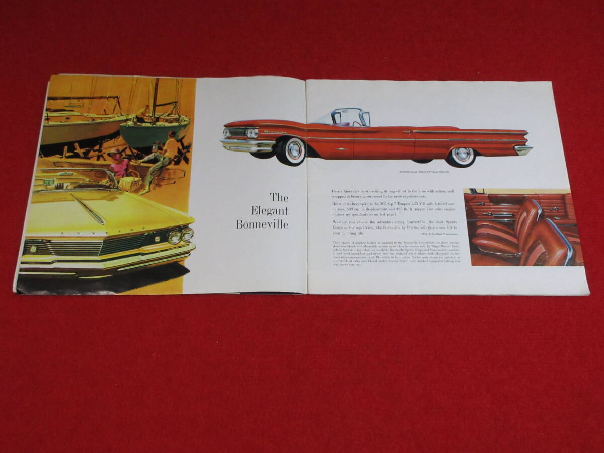 ! GM PONTIAC 1960 Showa era 35 large size catalog!