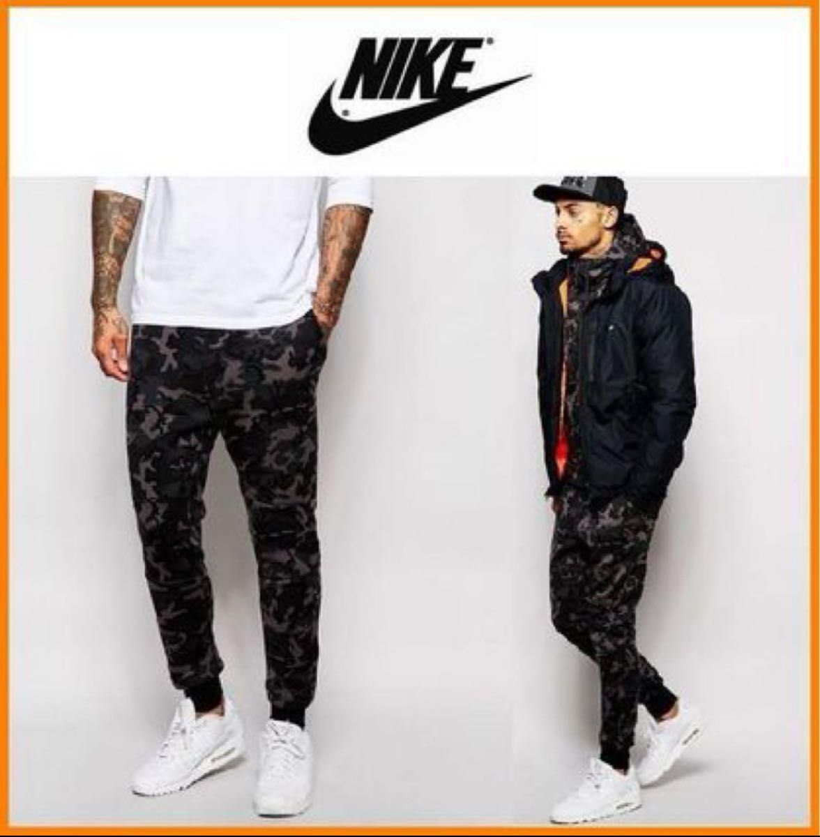 NIKE ナイキ テックフリース ジョガーパンツ ブラックカモ 迷彩 NIKE ナイキ テックフリース ジョガーパンツ ブラックカモ 迷彩