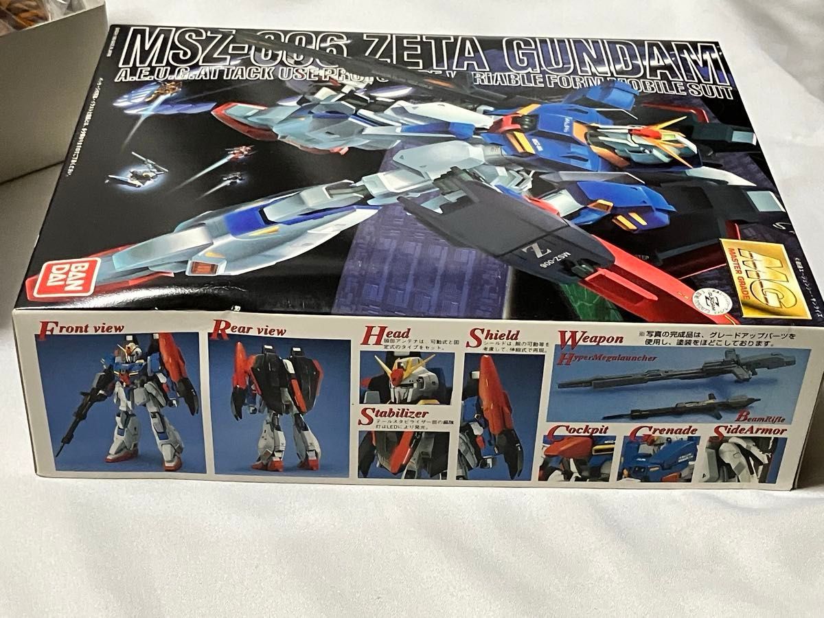 バンダイ MSZ-006 ゼータガンダム 1/100 MG ガンプラ 未組立 Z バンダイ MSZ-006 ゼータガンダム 1/100 MG ガンプラ 未組立 Z