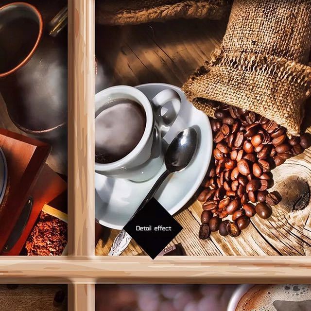 ヤフオク カスタム壁画 Papel デ Parede コーヒー豆コーヒ