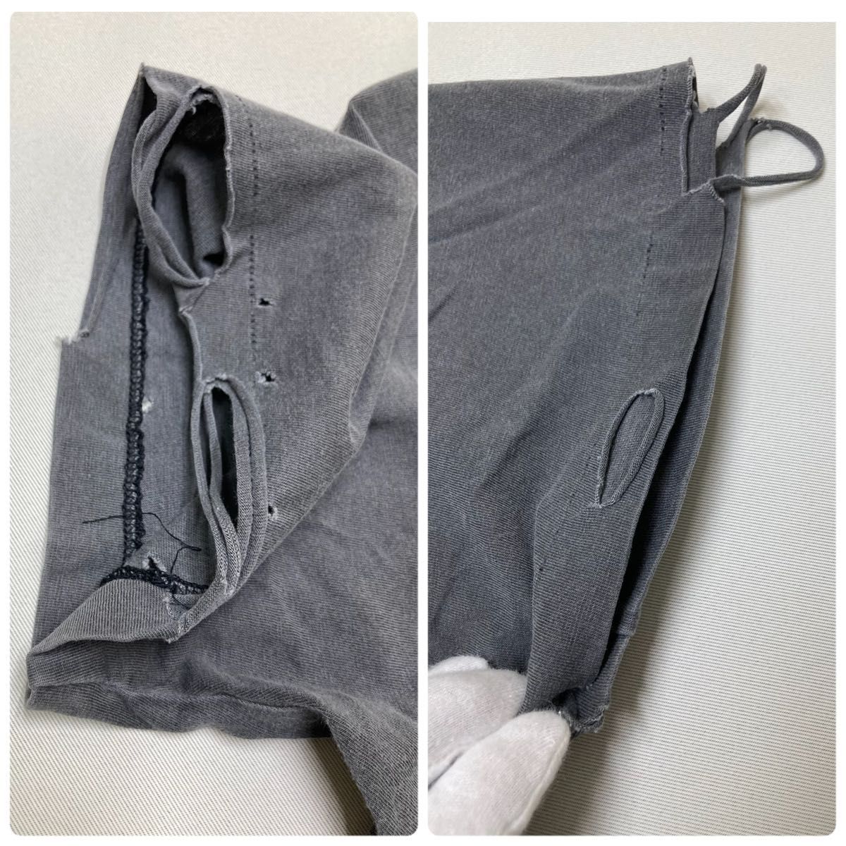 UNDERCOVER SCAB GIZ柄 ダメージ加工Tシャツ アンダーカバー UNDERCOVER SCAB GIZ柄 ダメージ加工Tシャツ アンダーカバー