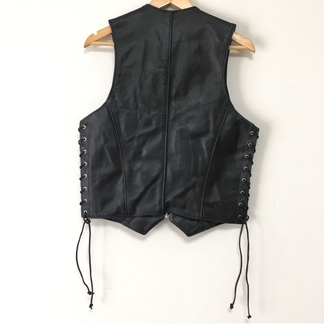 美品USA製SCHOTTショット レザーベスト623VメンズM ライダース 美品USA製SCHOTTショット レザーベスト623VメンズM ライダース
