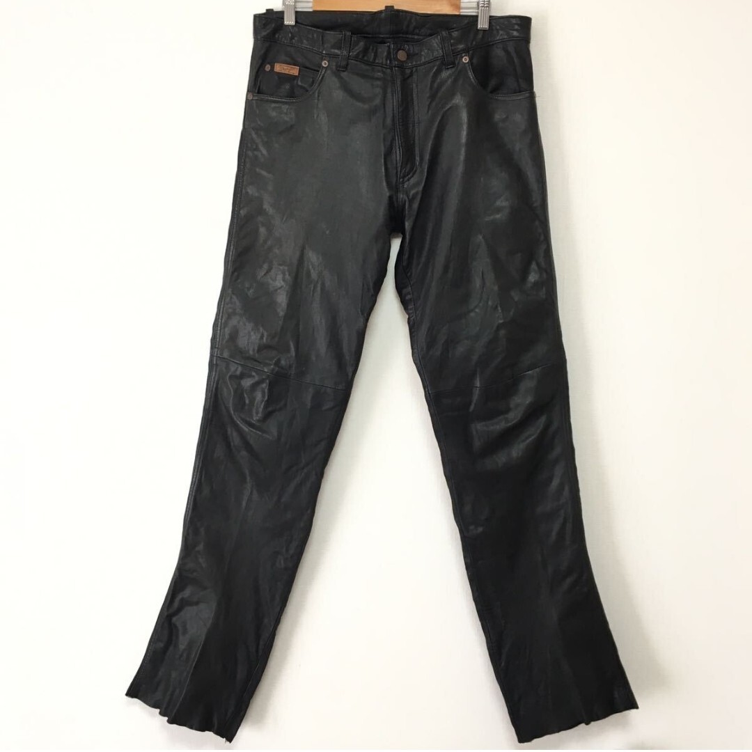 希少 ラングラーWrangler レザーパンツ36ライダースパンツ 希少 ラングラーWrangler レザーパンツ36ライダースパンツ