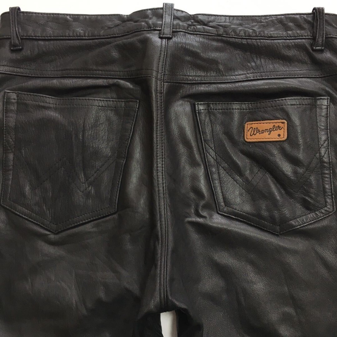 希少 ラングラーWrangler レザーパンツ36ライダースパンツ 希少 ラングラーWrangler レザーパンツ36ライダースパンツ