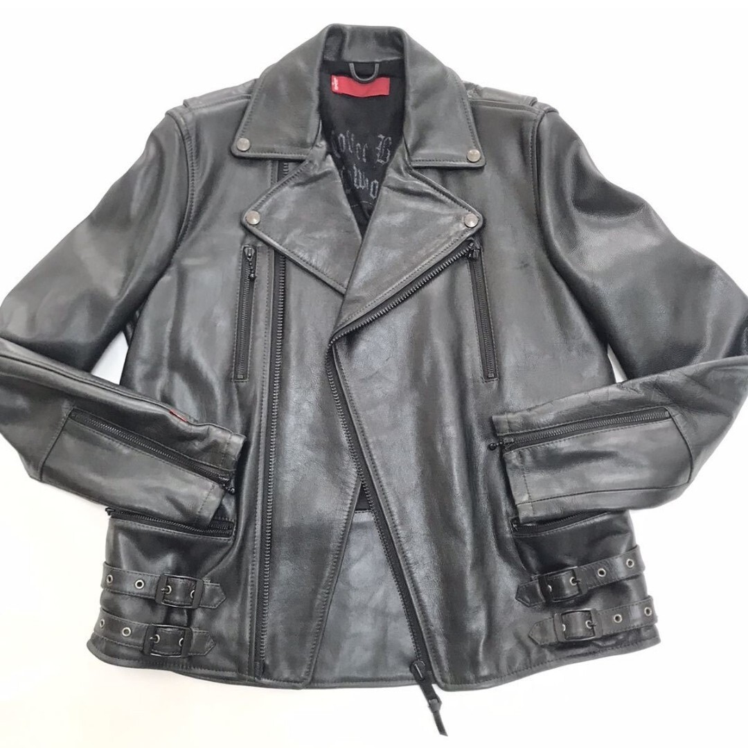 希少Levi'sリーバイス 本革レザーダブルライダースジャケットL 希少Levi'sリーバイス 本革レザーダブルライダースジャケットL