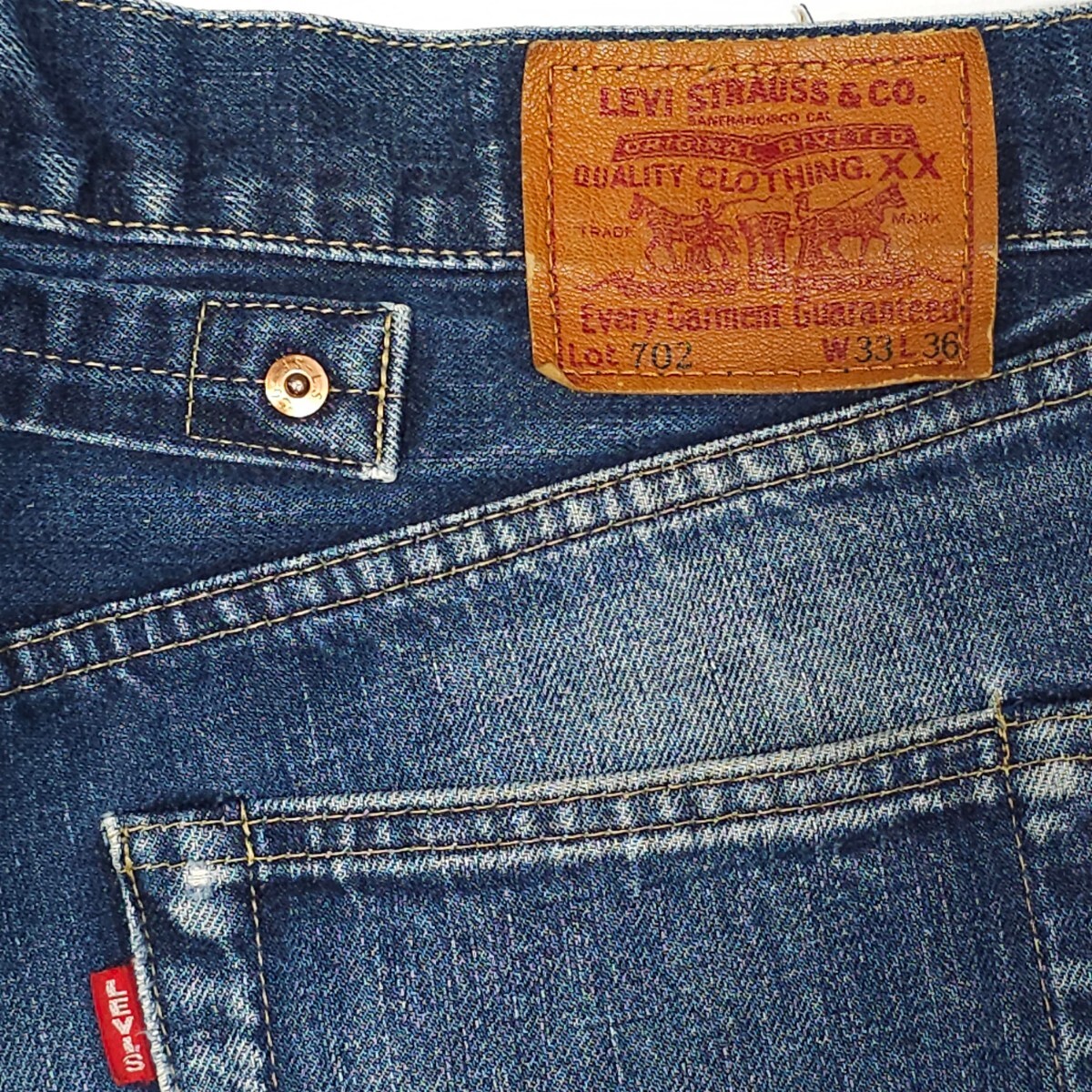 Levi'sリーバイス 702-XXヴィンテー 復刻W33日本製ビッグE赤耳 Levi'sリーバイス 702-XXヴィンテー 復刻W33日本製ビッグE赤耳