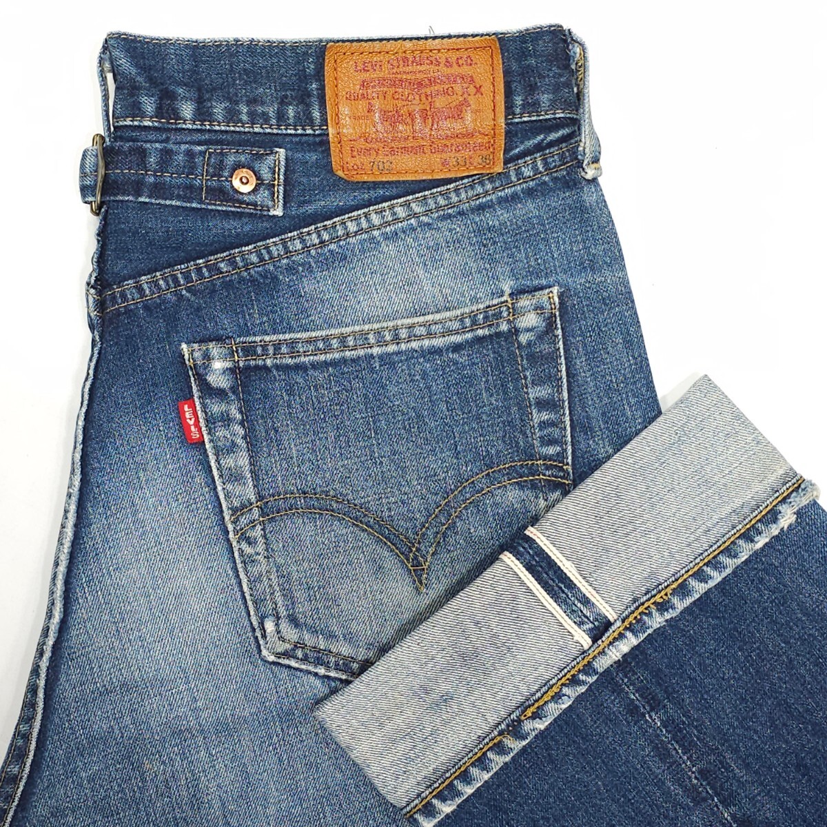 Levi'sリーバイス 702-XXヴィンテー 復刻W33日本製ビッグE赤耳 Levi'sリーバイス 702-XXヴィンテー 復刻W33日本製ビッグE赤耳