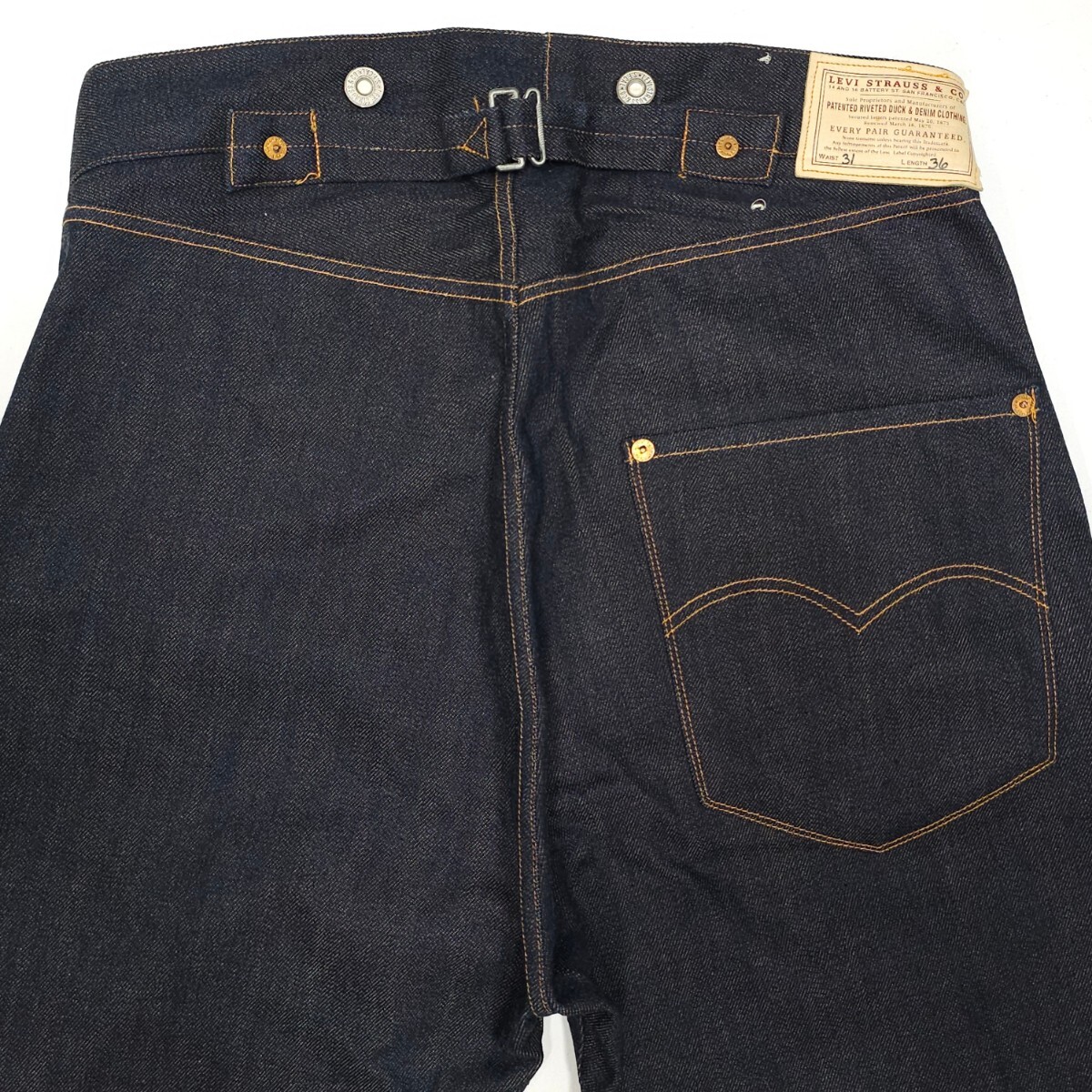 USA製Levi'sリーバイス 1873年ヴィンテージ復刻W31ビンテージ125 USA製Levi'sリーバイス 1873年ヴィンテージ復刻W31ビンテージ125