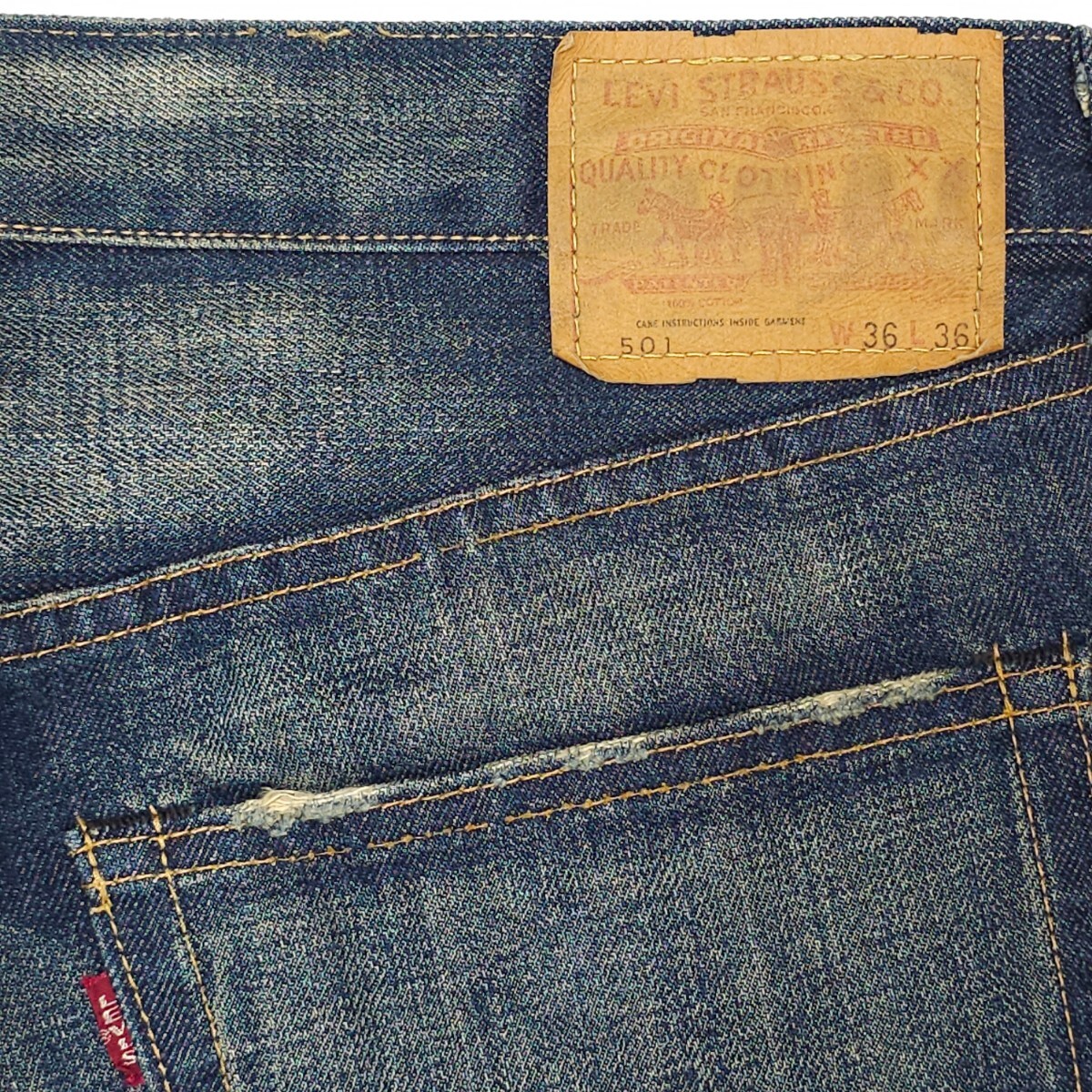 Levi'sリーバイス 501日本製ヴィンテージ復刻W36赤耳ビッグE Levi'sリーバイス 501日本製ヴィンテージ復刻W36赤耳ビッグE