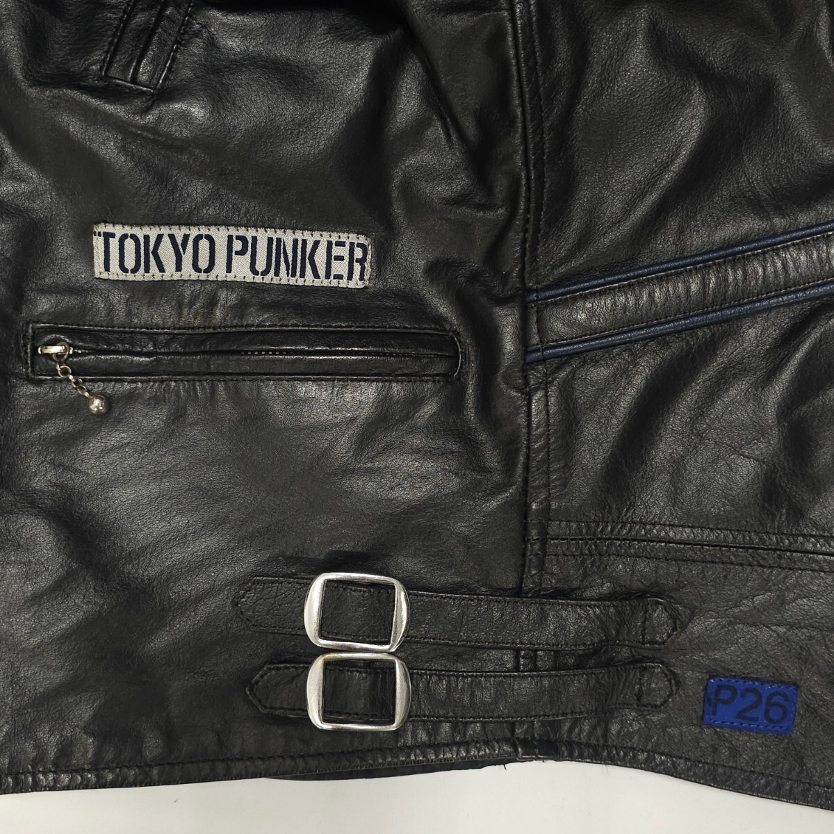 JIMSINNジムズイン レザーダブルライダースジャケット黒ブラック JIMSINNジムズイン レザーダブルライダースジャケット黒ブラック