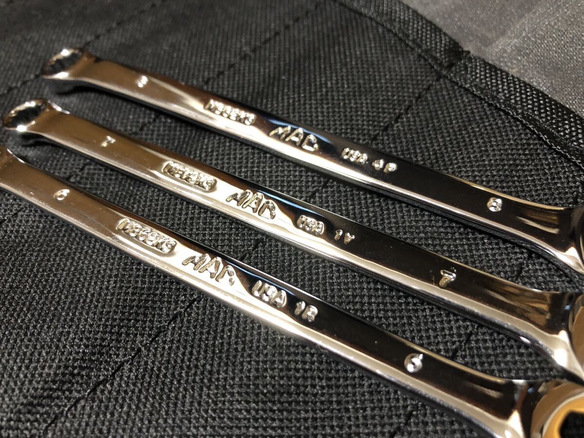 即決 送料込み コンビレンチ 3本セット 6/7/8mm 新品 MAC TOOLS 即決 送料込み コンビレンチ 3本セット 6/7/8mm 新品 MAC TOOLS