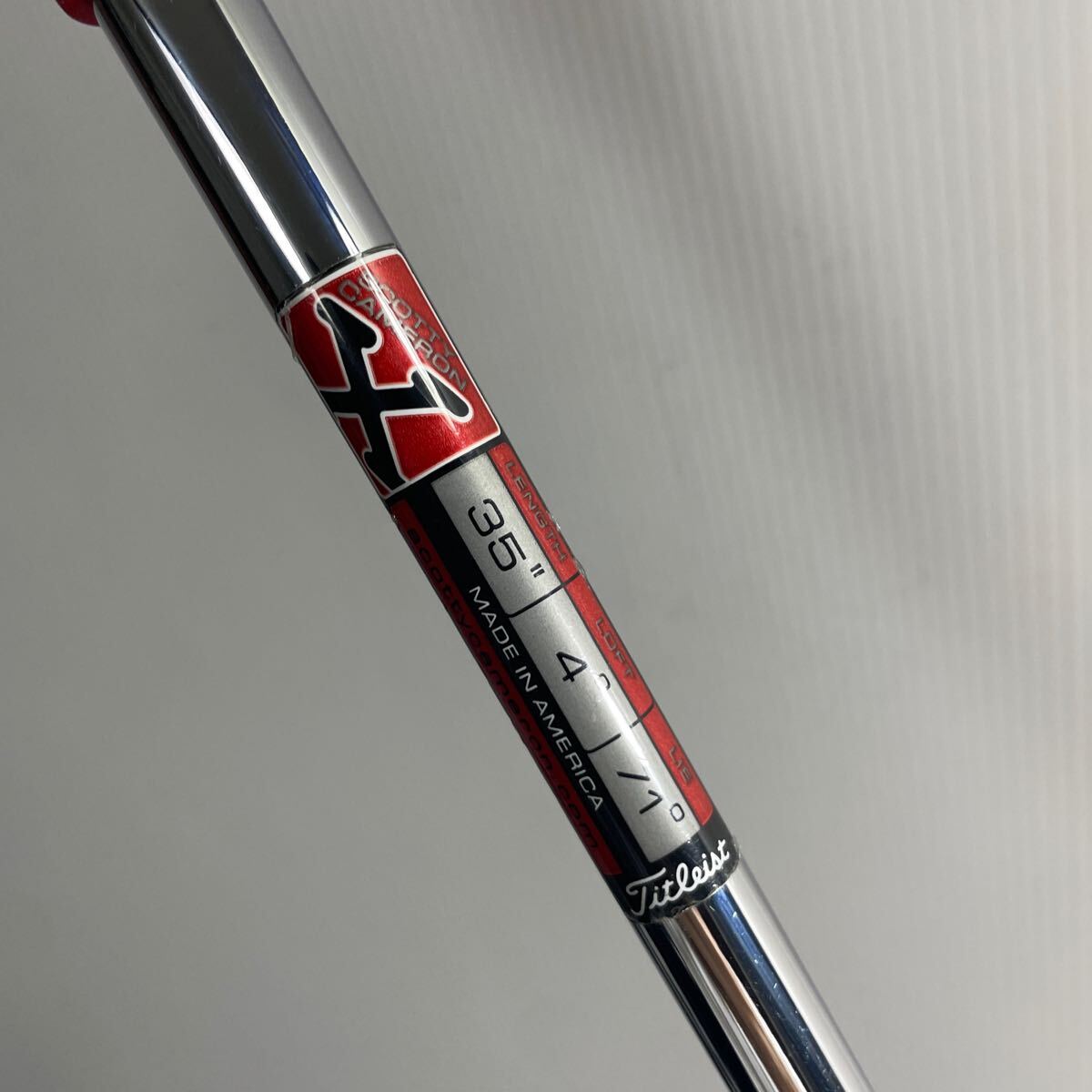 希少 レフティー用 パター SCOTTY CAMERON RED X X3 35インチ 希少 レフティー用 パター SCOTTY CAMERON RED X X3 35インチ