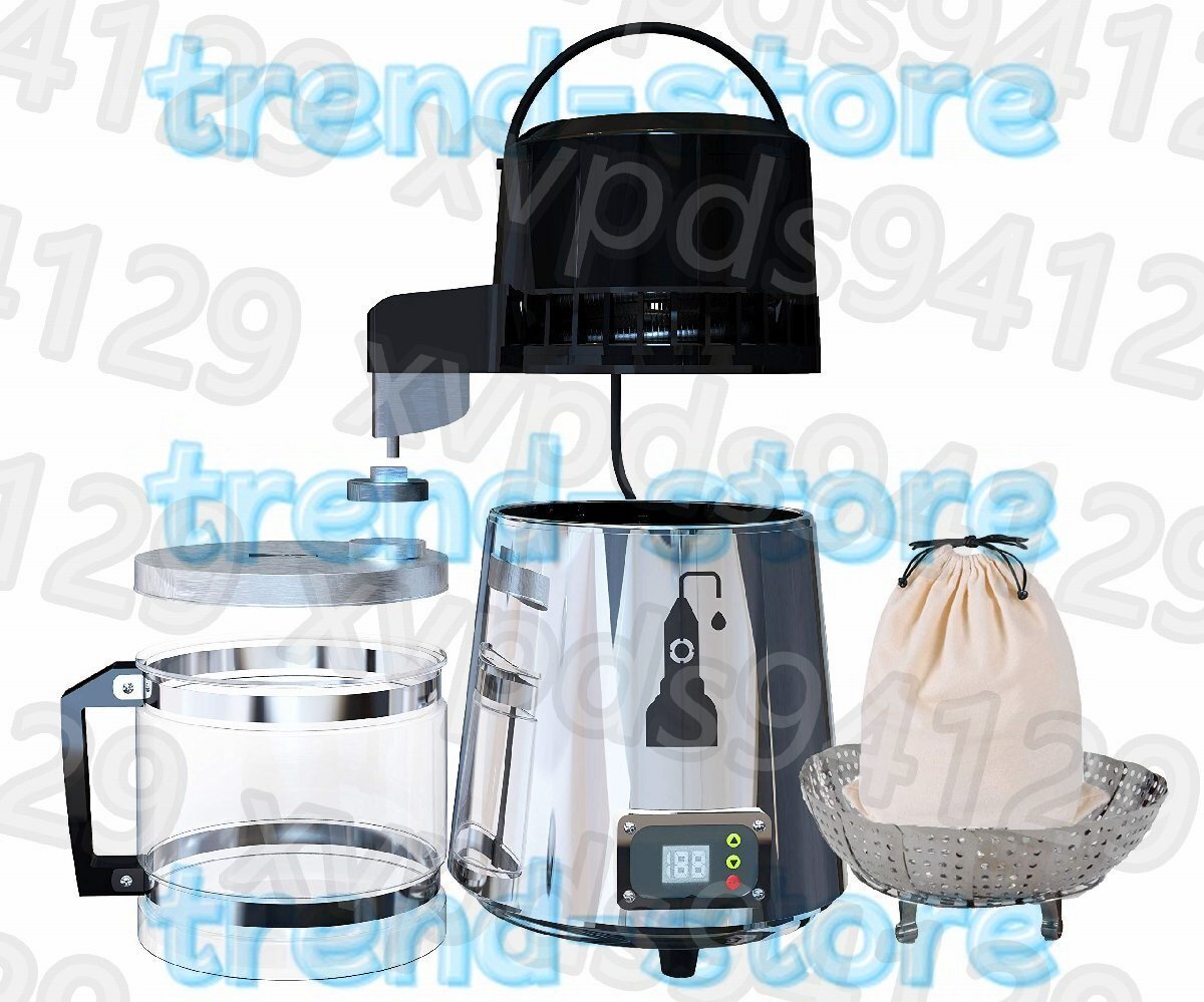 5.5L水蒸留器 蒸留水器 高純度 全自動 温度制御 水、露、精油の 5.5L水蒸留器 蒸留水器 高純度 全自動 温度制御 水、露、精油の