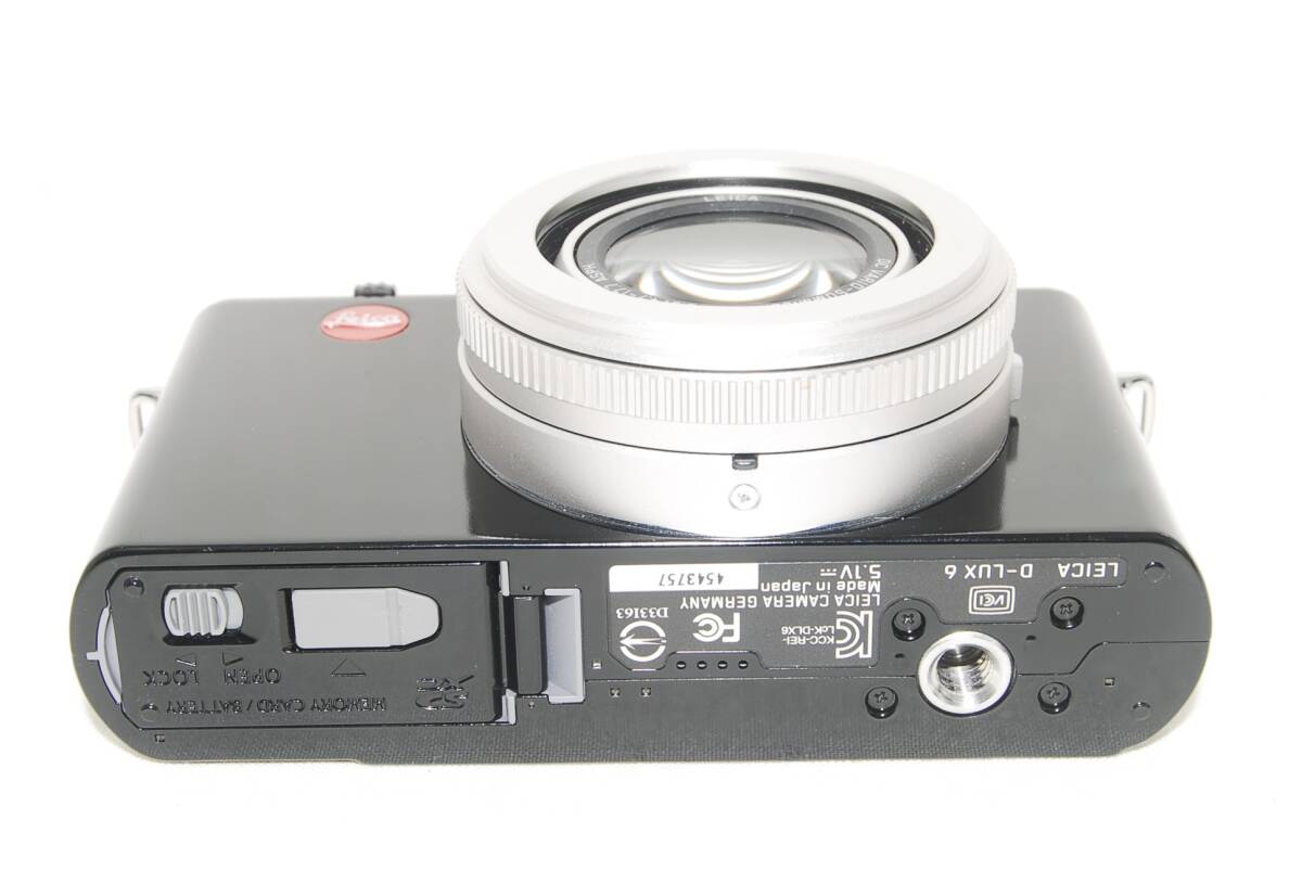 極美品 LEICA ライカ D-LUX6 グロッシーブラックシルバー 希少品 極美品 LEICA ライカ D-LUX6 グロッシーブラックシルバー 希少品