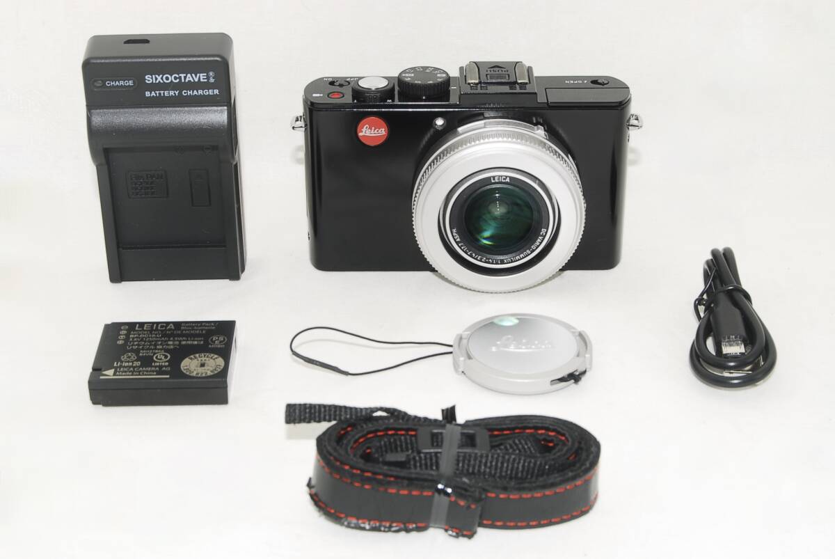 極美品 LEICA ライカ D-LUX6 グロッシーブラックシルバー 希少品 極美品 LEICA ライカ D-LUX6 グロッシーブラックシルバー 希少品
