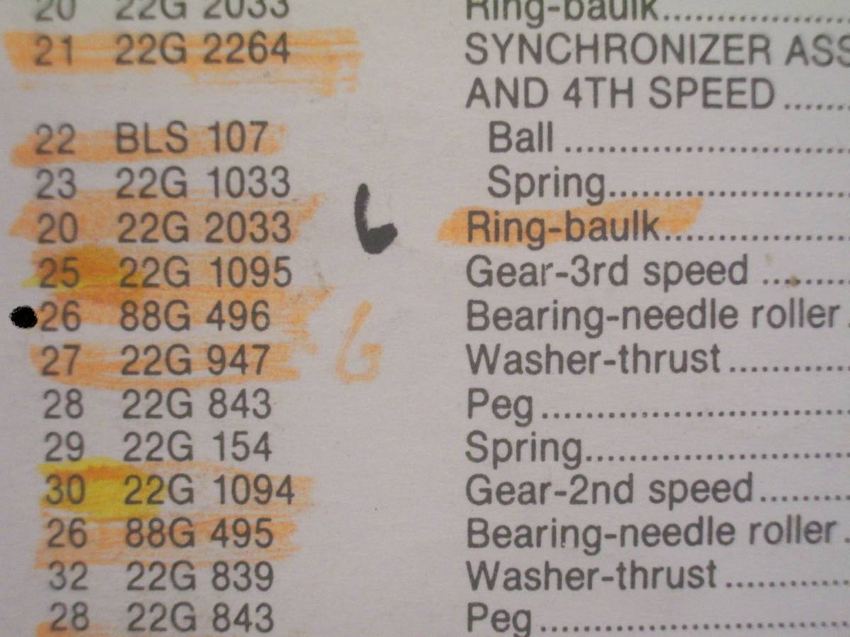  new goods BLMC Mini *3rd gear for * roller needle bearing * original part 88G496 Britain made that time thing / Rover Mini /BMC Mini /ADO16/ Austin / minivan 