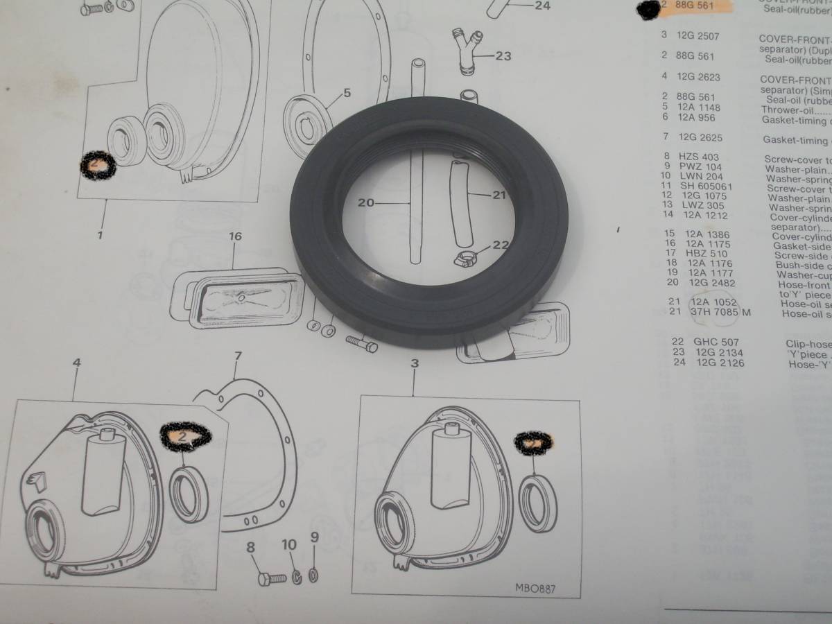  Rover Mini * timing cover oil seal / cab car * Britain made original part *BMC Mini /BLMC Mini /ADO16/ Austin / Morris /MG