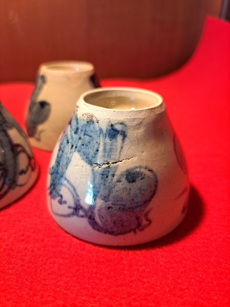 青木木米 煎茶器五客 旧家ウブ買取品 時代物 古美術 骨董品 煎茶 青木木米 煎茶器五客 旧家ウブ買取品 時代物 古美術 骨董品 煎茶