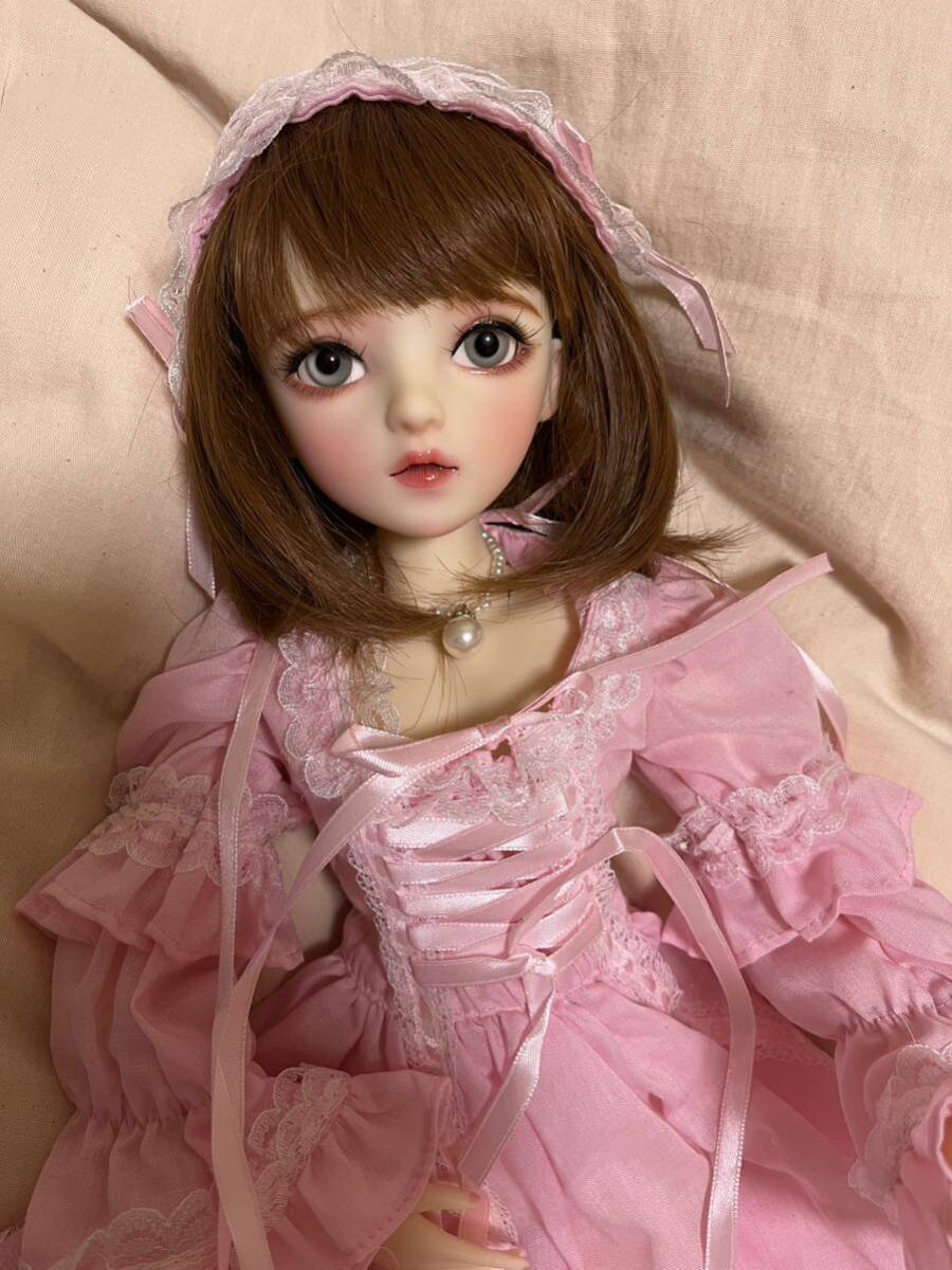  pink dress all set 60cm doll lamp body .. doll BJD doll 1/3