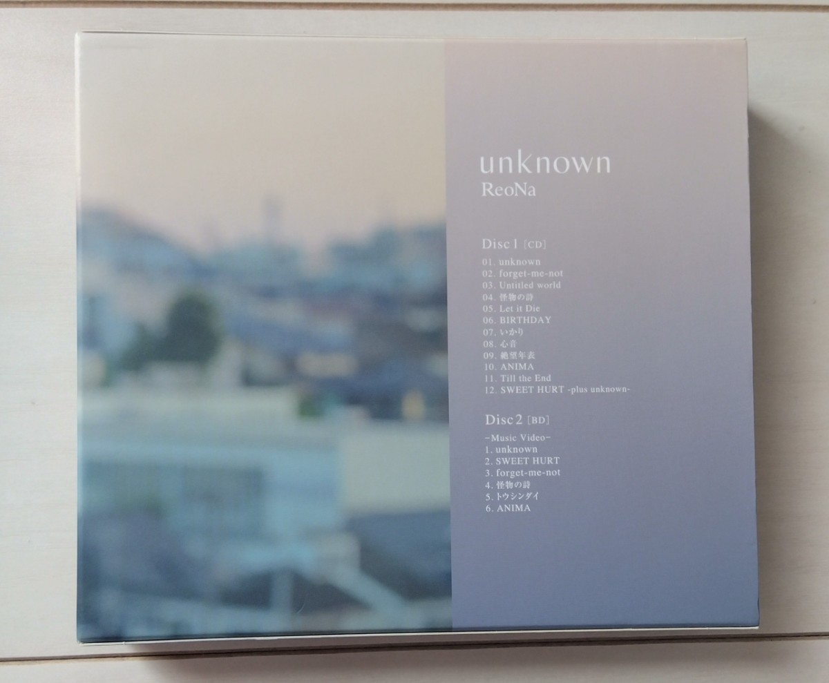 ReoNa レオナ CD アルバム unknown 初回生産限定盤 (Blu-ray ReoNa レオナ CD アルバム unknown 初回生産限定盤 (Blu-ray