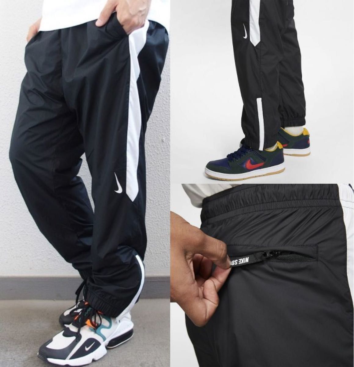 美品】NIKE SB ナイキ シールド スウッシュ トラックパンツ 美品】NIKE SB ナイキ シールド スウッシュ トラックパンツ