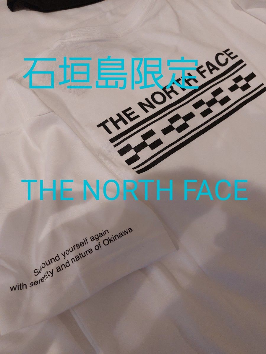 石垣島限定)新品 ノースフェイス 沖縄ミンサー柄Tシャツ 石垣島限定)新品 ノースフェイス 沖縄ミンサー柄Tシャツ