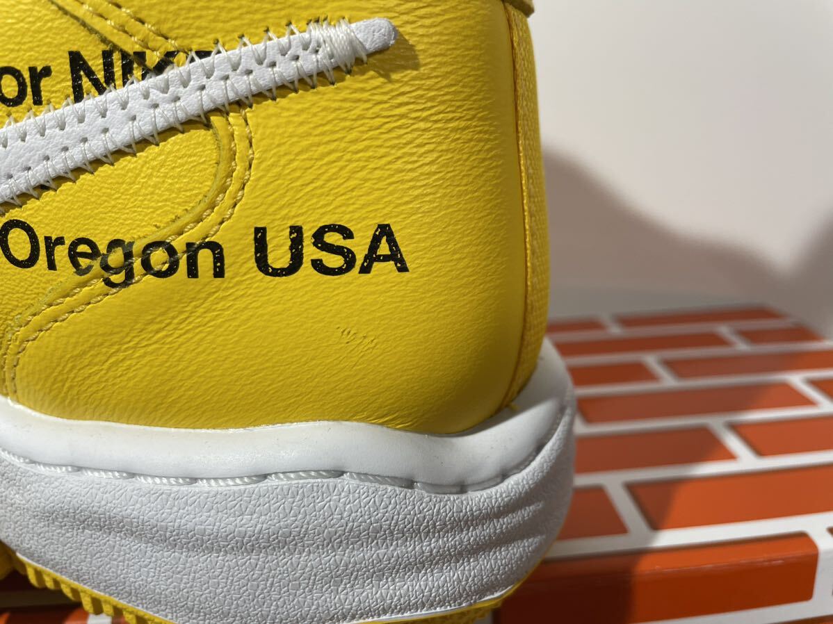 新品】Off-White × Nike Air Force 1 Mid SP LTHR オフホワイト 新品】Off-White × Nike Air Force 1 Mid SP LTHR オフホワイト