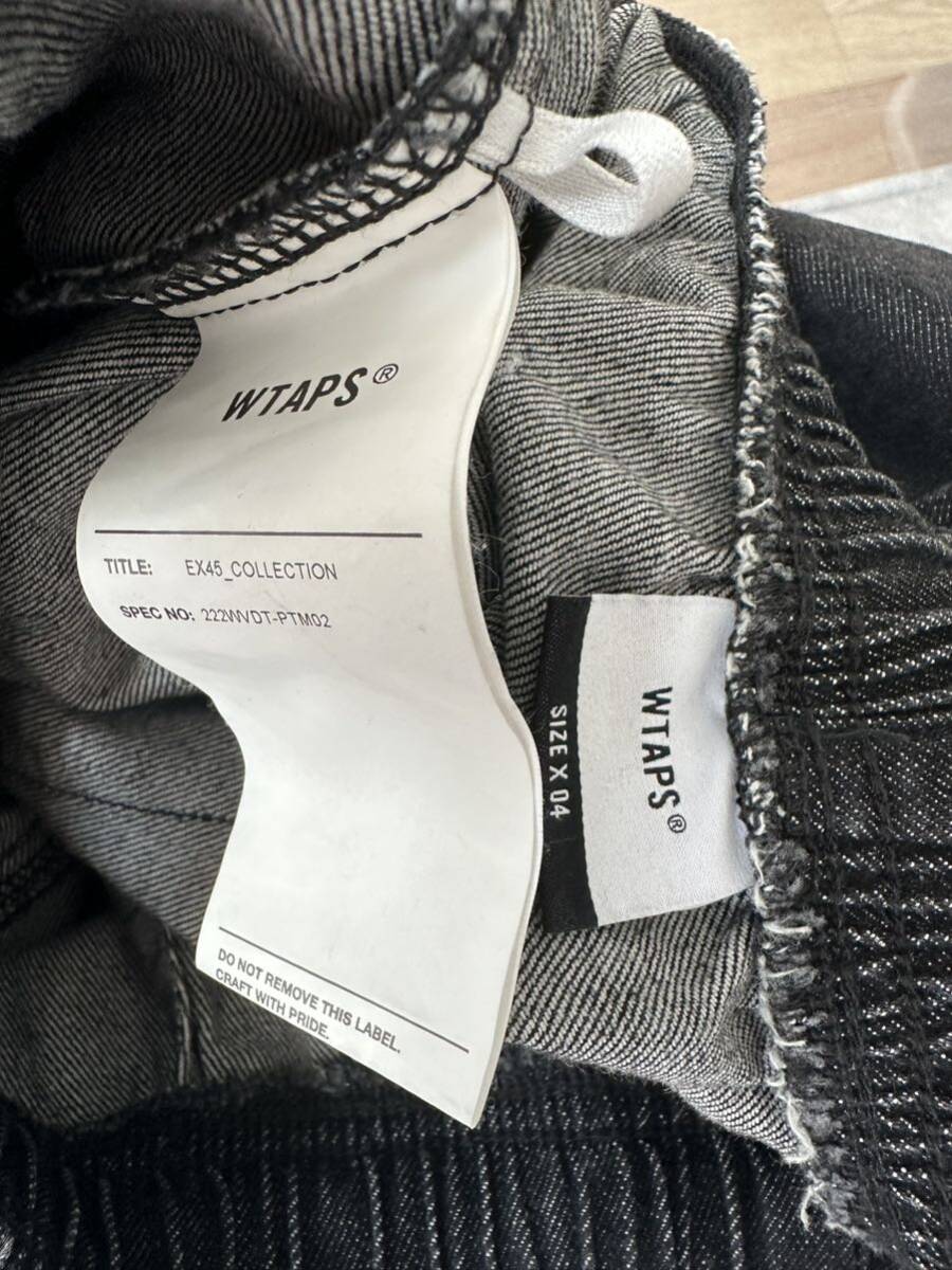 wtaps 22AW GIMMICK / TROUSERS / COTTON DENIM 04 XL black 黒 wtaps 22AW GIMMICK / TROUSERS / COTTON DENIM 04 XL black 黒
