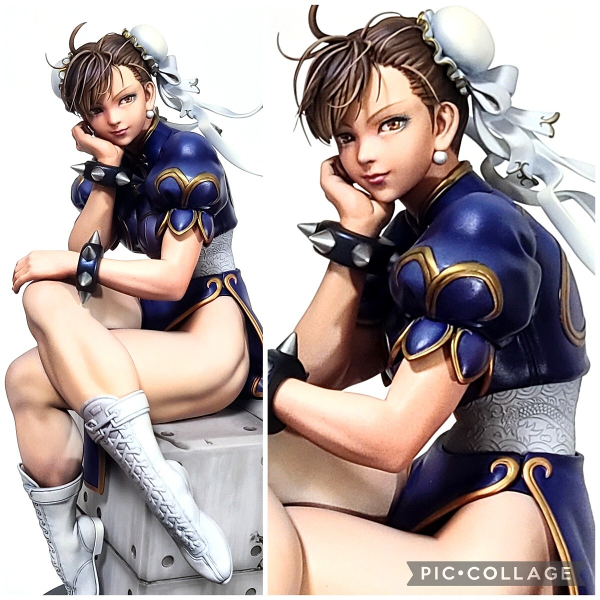二次元 リペイント 春麗 チュンリー 顔の描き直し 頭髪追加 一番くじ A賞 Yahoo!オークション - 二次元 リペイント 春麗 チュンリー 顔の