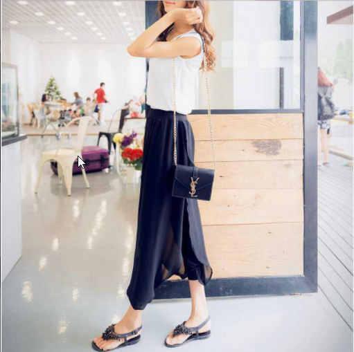 サルエルパンツ レギンス ガウチョパンツ レディース☆Lサイズ _画像4