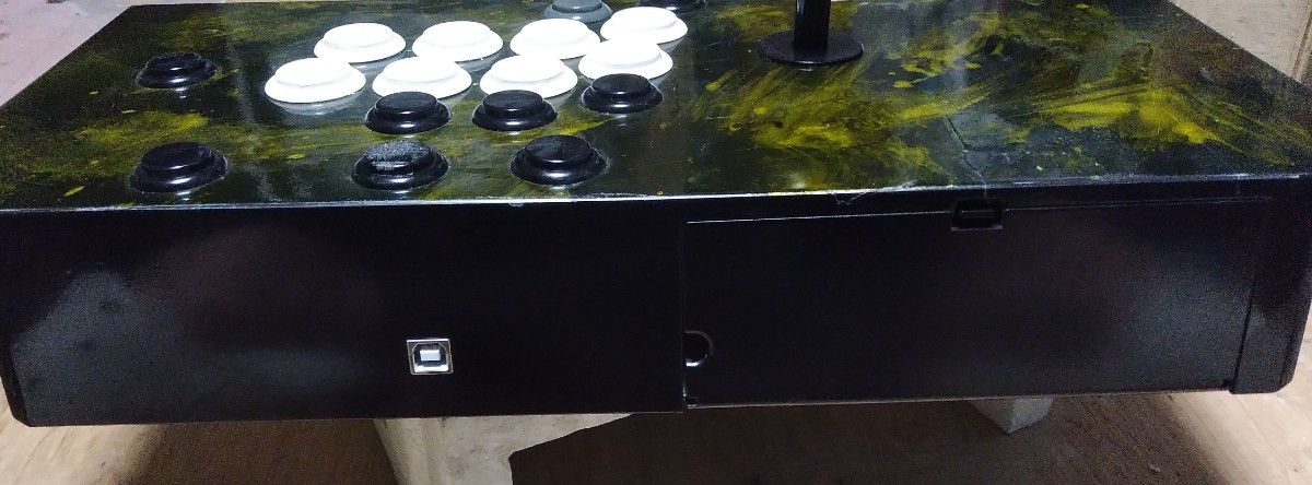 カスタムアケコン レバー RAP3 ラップ塗装 GP2040-CE PS4対応可 カスタムアケコン レバー RAP3 ラップ塗装 ボタン増設 GP2040-CE