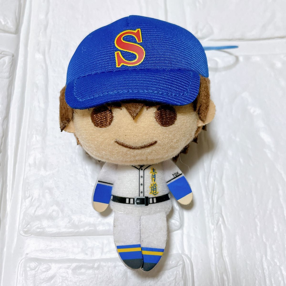 ダイヤのA 一番くじ きゅんぐるみ 沢村 栄純 ぬいぐるみ ストラップ くじ ダイヤのA マスコット ぬいぐるみ 一番くじ K賞 きゅんぐるみ