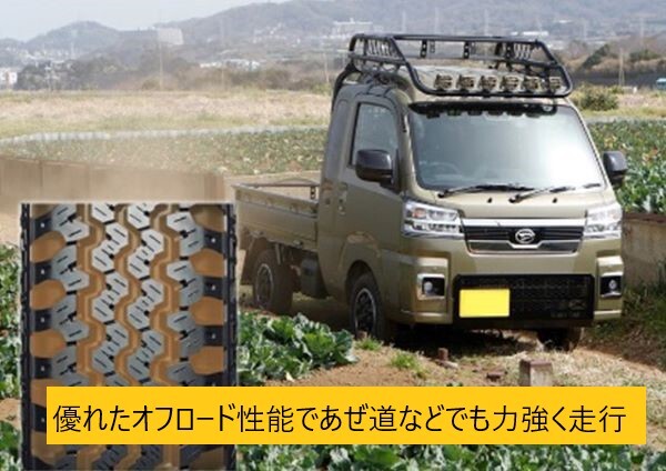 マットブロンズ MLJ XJ07 4.0J 12in IS42 100 ジオランダー KT 145/80R12 80/78N 新品4本 キャリィ ハイゼット N-BOX アトレー_画像4