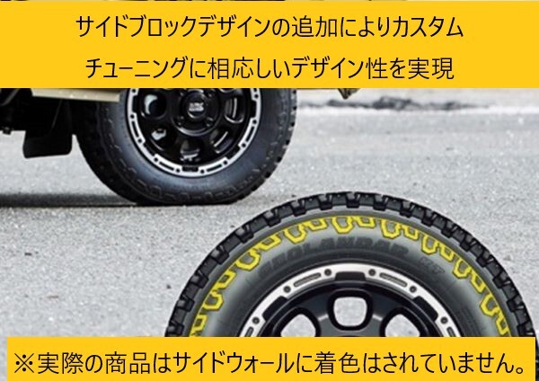 ガンブラック MLJ ジャーニー 3.5J 12in IS45 100 ジオランダー KT 145/80R12 80/78N 新品4本 キャリィ NT100 ミニキャブ エブリィ_画像4