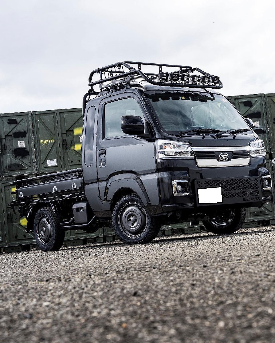 ガンブラック MLJ ジャーニー 3.5J 12in IS45 100 ジオランダー KT 145/80R12 80/78N 新品4本 キャリィ NT100 ミニキャブ エブリィ_画像6