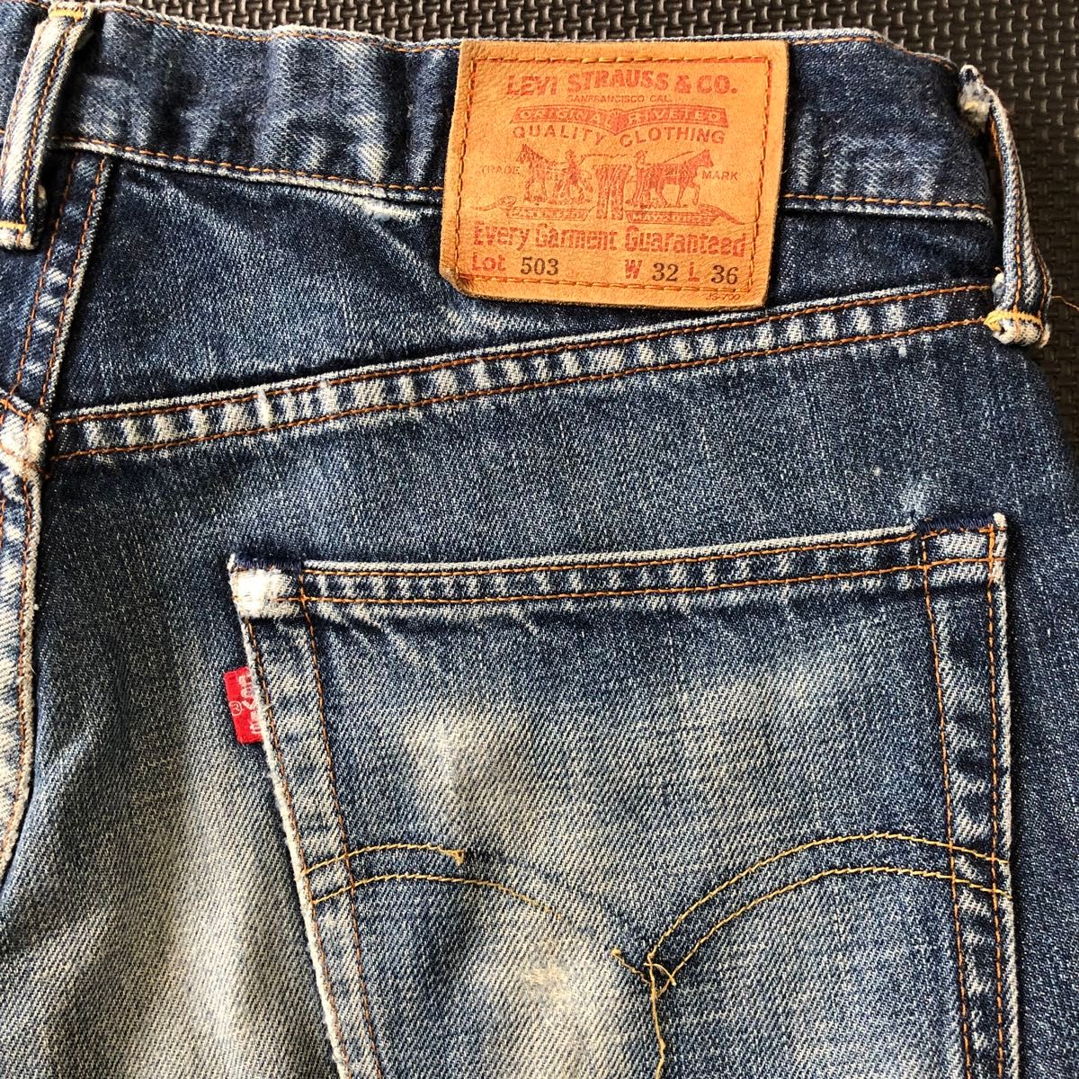 90's LEVIS リーバイス 503 デニムパンツ 復刻 日本製 size W32 90's LEVIS リーバイス 503 デニムパンツ 復刻 日本製 size W32