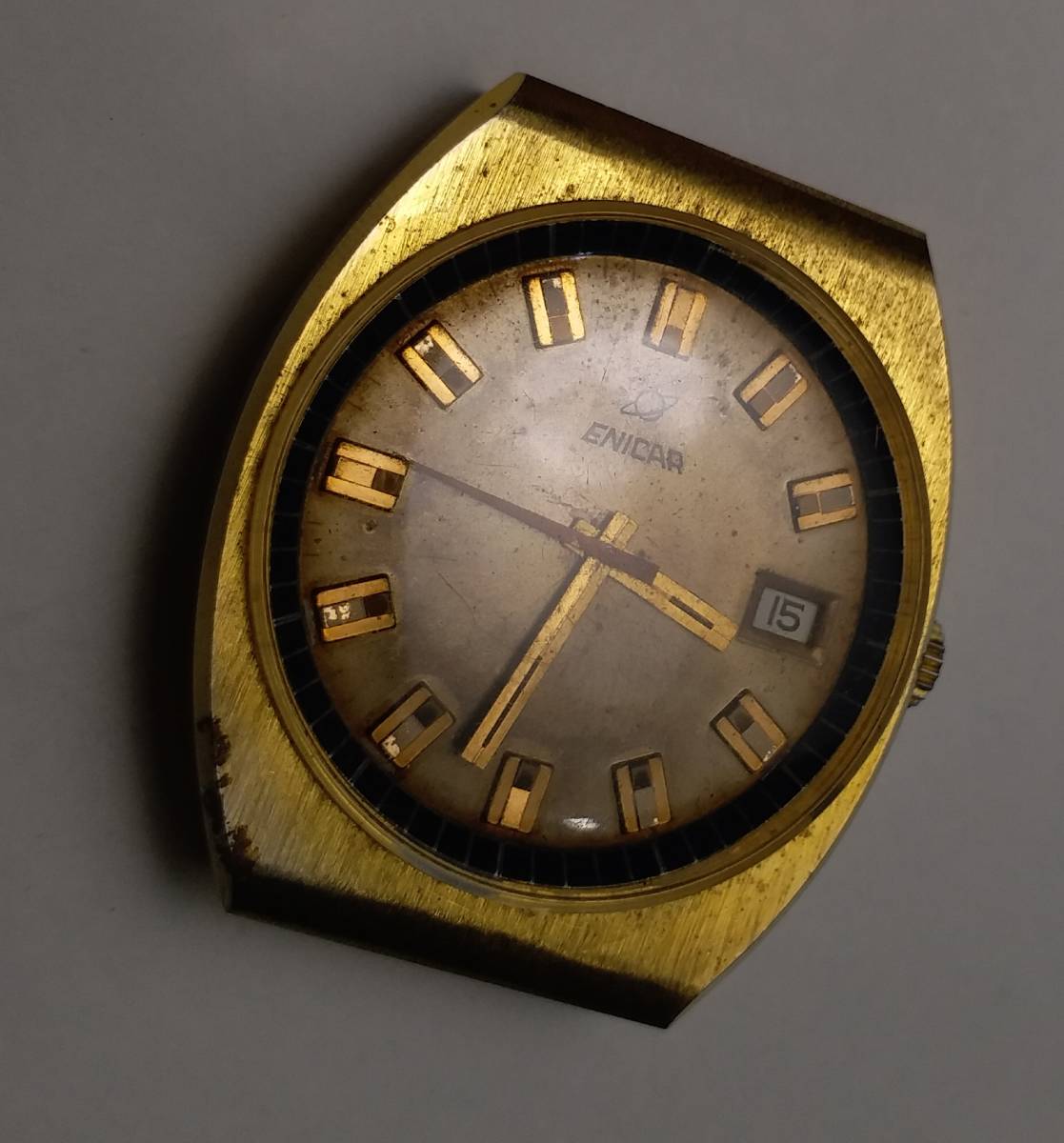 てなグッズや 中古品】1940~1970年代<ENICAR SWISS MADE>アンティーク手 アナログ(手巻き)