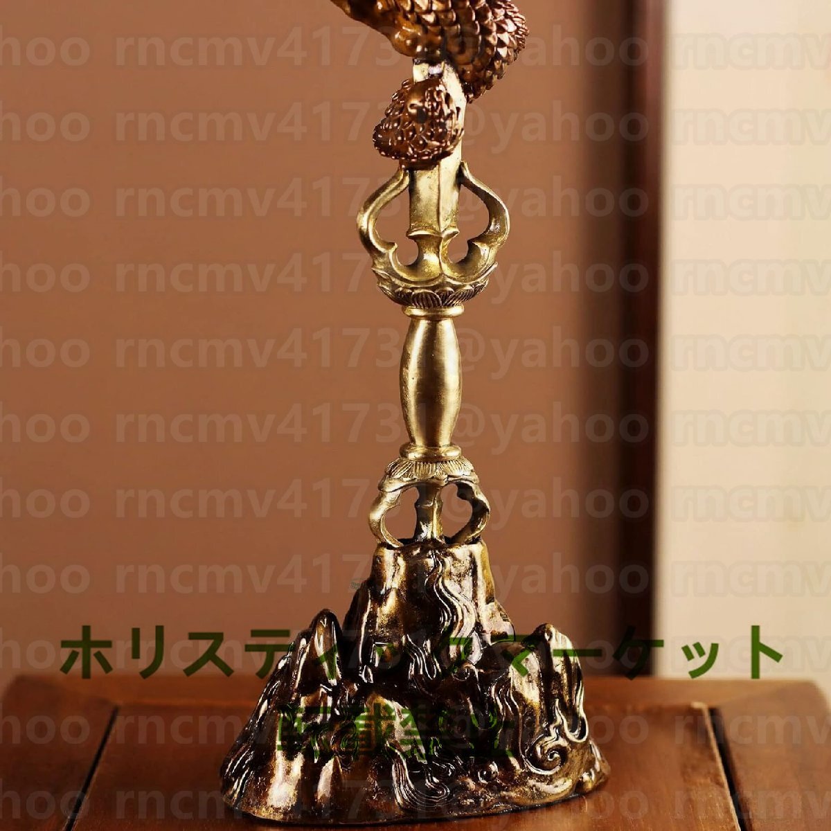 密教 法具 倶利伽羅龍王 真鍮製 倶利伽羅剣 総高50cm 仏壇・仏具 密教 法具 倶利伽羅龍王 真鍮製 倶利伽羅剣 総高50cm 仏壇・仏具