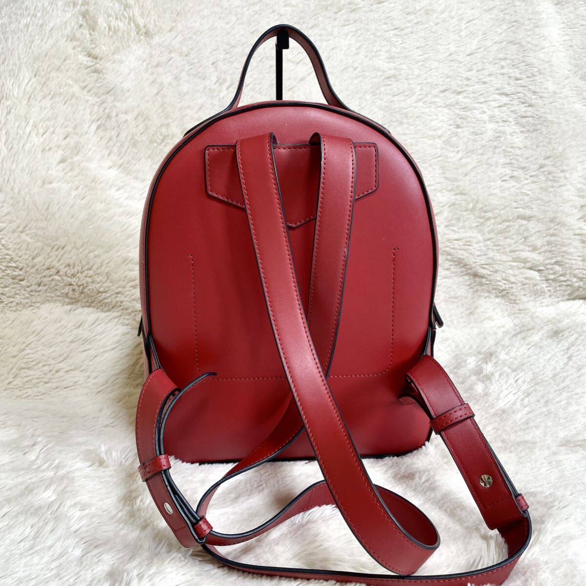 極美品 エンポリオアルマーニ オールレザー ロゴ リュック 極美品 エンポリオアルマーニ オールレザー ロゴ リュック