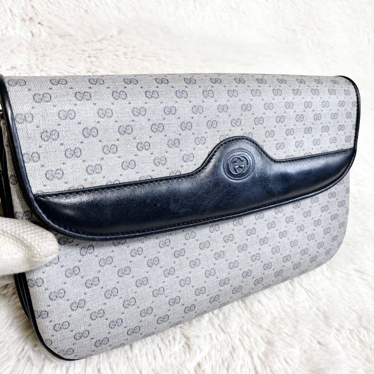 GUCCI グッチ マイクロGG 2way ショルダーバッグ クラッチバッグ GUCCI グッチ マイクロGG 2way ショルダーバッグ クラッチバッグ