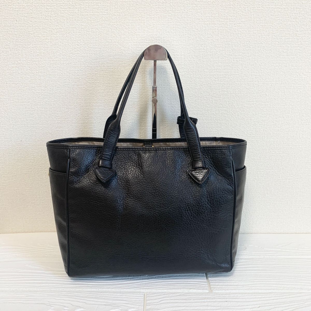 LOEWE ロエベ トートバッグ ヘリテージ デカロゴ ダークブラウン LOEWE ロエベ トートバッグ ヘリテージ デカロゴ ダークブラウン