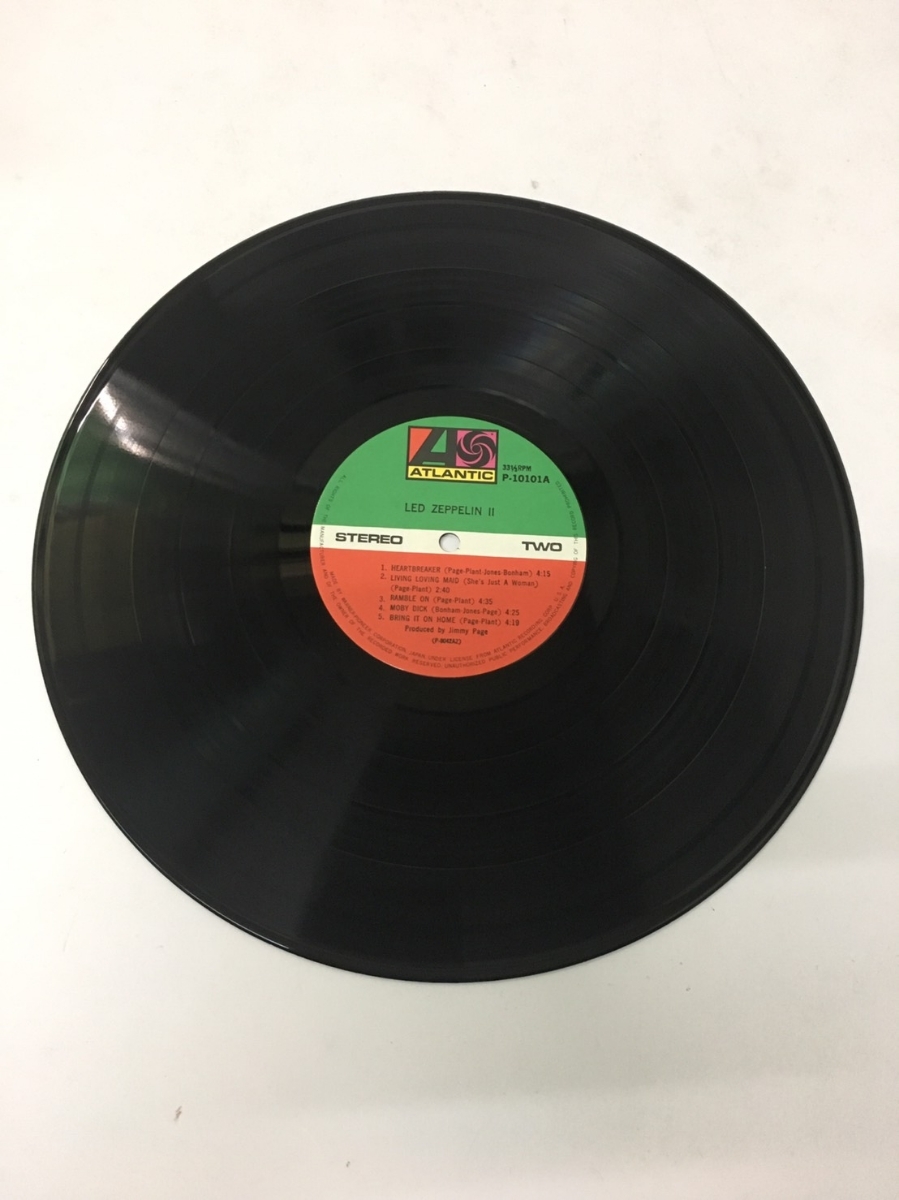 LP レコード　人気 Led Zeppelin Ⅱ レッド・ツェッペリンⅡP-10101A_画像5