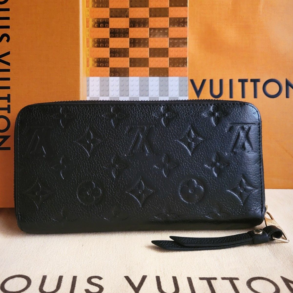 極美品】ルイヴィトン モノグラム アンプラント ジッピー 長財布 極美品】ルイヴィトン モノグラム アンプラント ジッピー 長財布