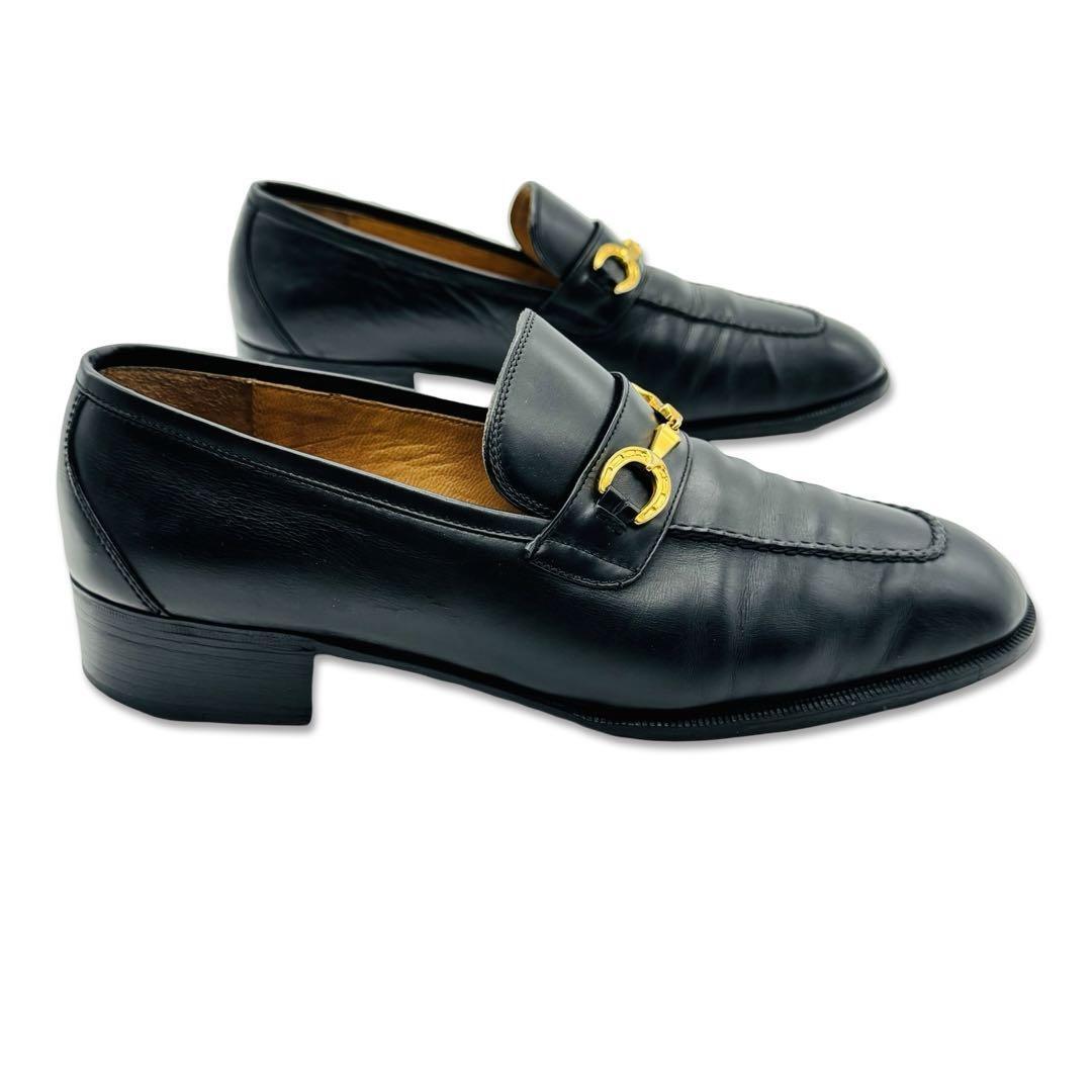 GUCCI オールドグッチ レザー ローファー 約27 5cm 靴 シューズ GUCCI オールドグッチ レザー ローファー 約27 5cm 靴 シューズ