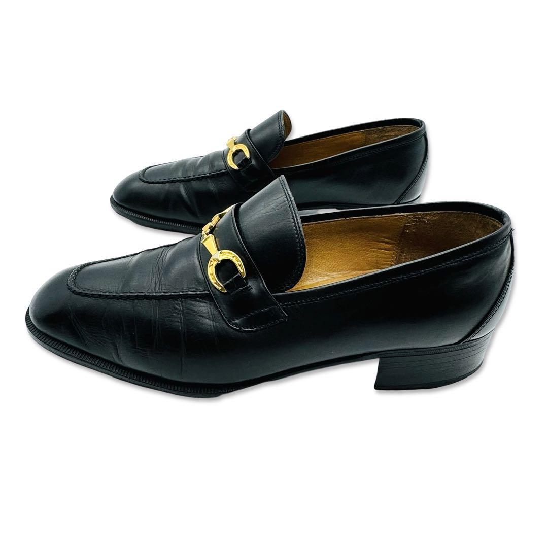 GUCCI オールドグッチ レザー ローファー 約27 5cm 靴 シューズ GUCCI オールドグッチ レザー ローファー 約27 5cm 靴 シューズ