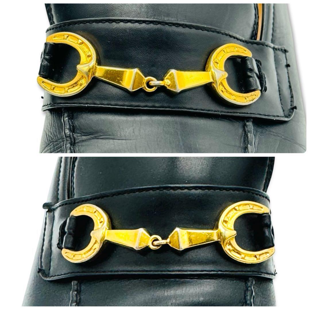 GUCCI オールドグッチ レザー ローファー 約27 5cm 靴 シューズ GUCCI オールドグッチ レザー ローファー 約27 5cm 靴 シューズ