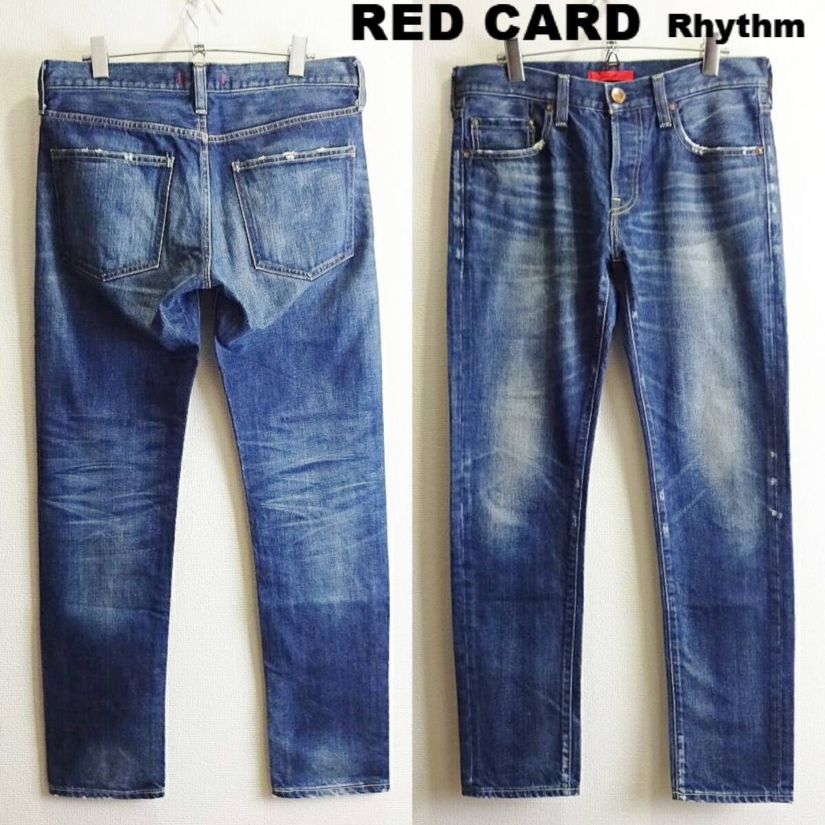 即決 送料無 レッドカード Rhythm W80cm 16878 スリムテーパード 即決 送料無 レッドカード Rhythm W80cm 16878 スリムテーパード
