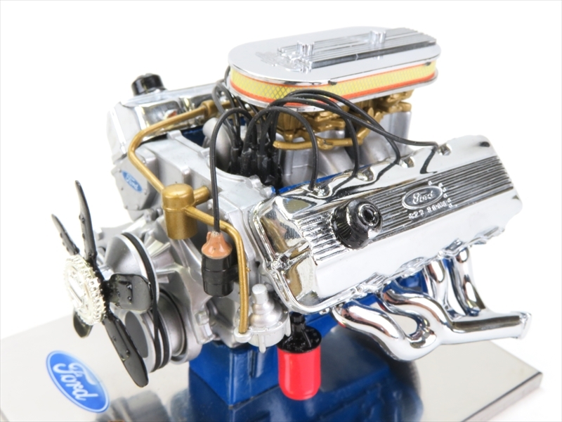 送料無料>フォード427 SOHC V8 エンジン模型 ダイキャスト完成品