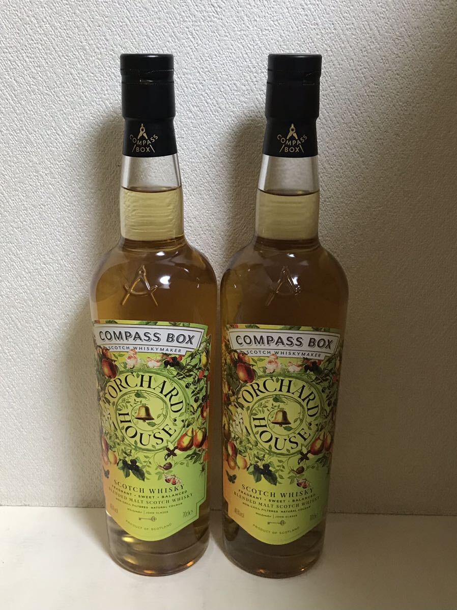 【新品未開封】COMPASS BOX Orchard House 2本セット 送料無料 2本セット COMPASS BOX コンパスボックス ORCHARD