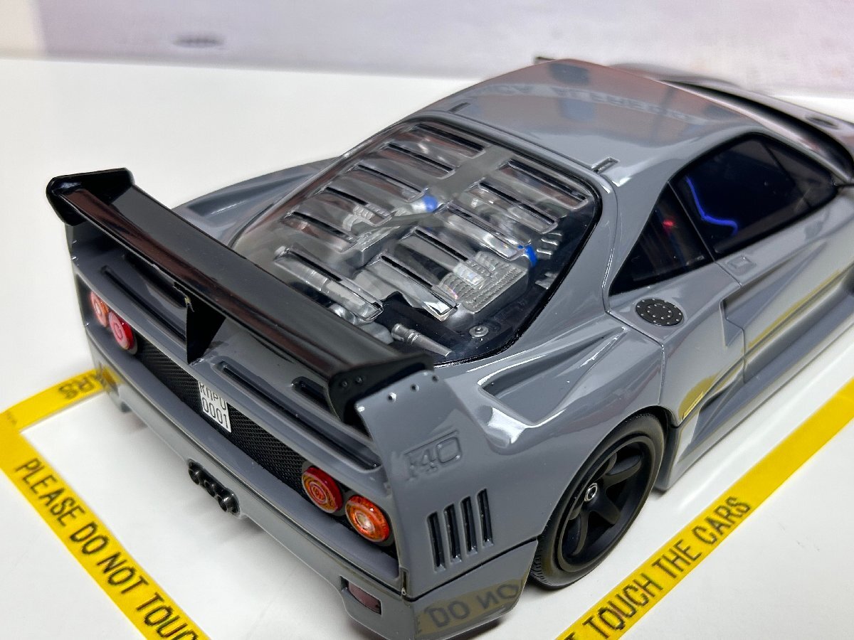 GT spirit 1/18 Ferrari F40 Competizione　グレー　フェラーリ　GTスピリット　ミニカー_画像9